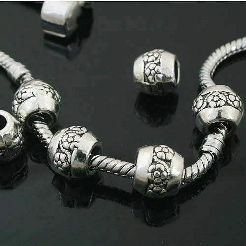15pcs Tibetan Silver delicate spacer Beads Fit European charm Bracelet  L0001
