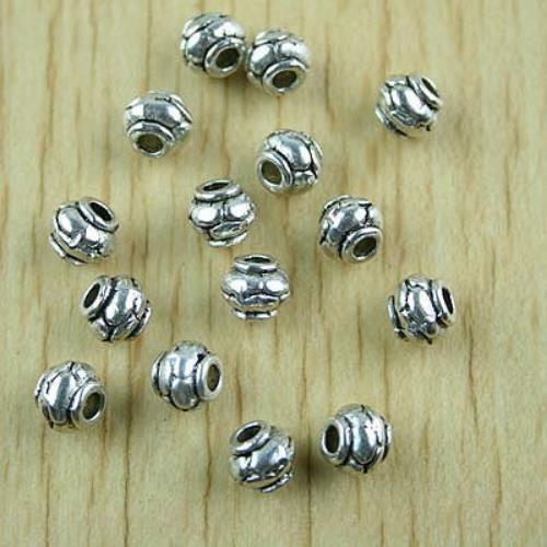 300pcs Tibetan silver lantern spacer beads h1526