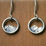 Fashion Jewelry Hook Earring Mountain peaks Earring Round Earring