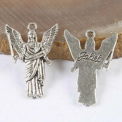 10pcs Tibetan silver archangel charms h3388