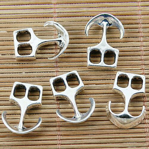 10pcs Tibetan silver 2holes anchor connectors EF1378