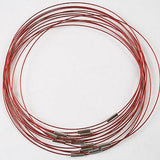 5PCS 16inch Stainless Steel Chain Necklace magnetic Clasp assorted freeshipping