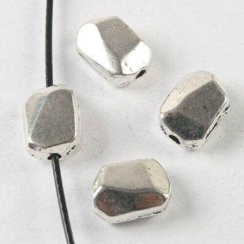10pcs dark silver tone Irregular spacer beads h3680