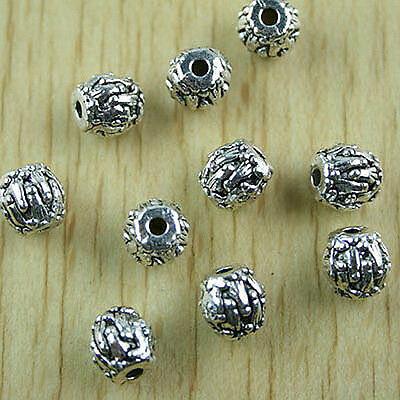 16pcs Tibetan silver oval spacer beads h1517