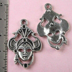 8pcs Tibetan silver  head charm findings h1403