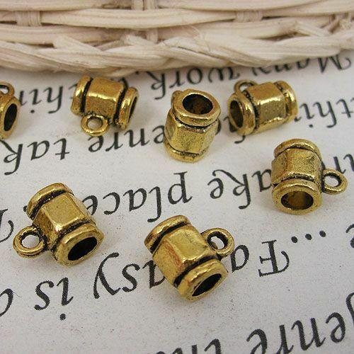 20pcs 7.9*6mm dark gold-tone cup pendants G479