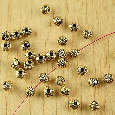 80pcs dark gold-tone lantern spacer beads h2121