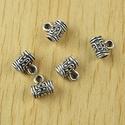 20pcs Tibetan Silver pattern Spacer bail charms h2512