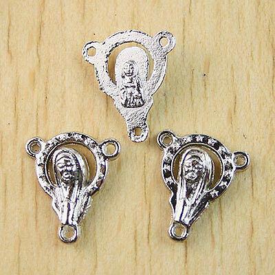 20pcs Nickel tone Icon Charms Findings h0990