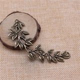 2pcs 87x38mm Pendant Branch Branch Leaf Charm Pendants For Jewelry Making Antique Silver Color Big Branch Charm
