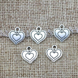 30 Pieces 12x13mm Antique Silver Color Infinity Love Charms Necklace For DIY Jewelry Making