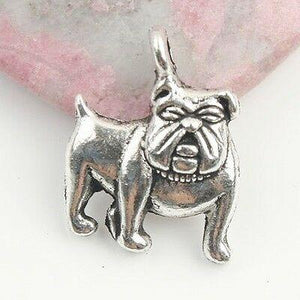 Tibetan Silver color dog design charms 20pcs EF0063