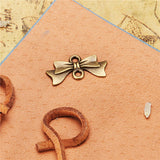 30PCS 10*20mm Metal Alloy Two Color Bowknot Connector Charms For Jewelry Making DIY Handmade Craft