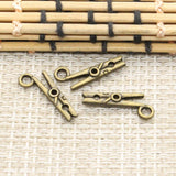30pcs Charms Clothespin 18x8mm Tibetan Silver Color Pendants Antique Jewelry Making DIY Handmade Craft