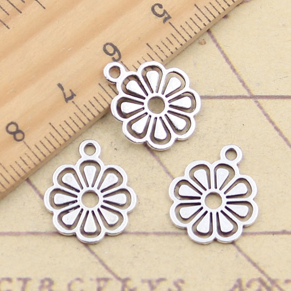 30pcs Charms Limon Orange 17x14mm Tibetan Silver Color Pendants Antique Jewelry Making DIY Handmade Craft