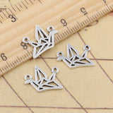 30pcs Charms Peace Dove 12x16mm Tibetan Silver Color Pendants Antique Jewelry Making DIY Handmade Craft