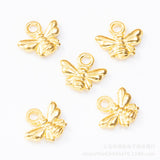 30pcs Charms bee 10x11mm Tibetan Silver Plated Bronze Gold Pendants Antique Jewelry Making DIY Handmade Craft