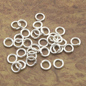 150pcs silver tone 7x1mm Jump Rings jewelry findings  yy15