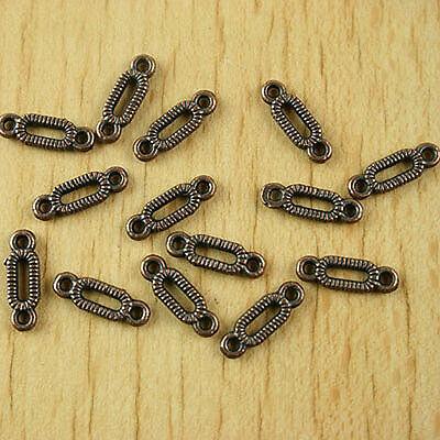 80pcs copper tone ellipse frame charms findings H1901
