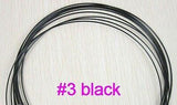Pick  Multi-colors stainless steel wire 1mm for Necklace making DIY