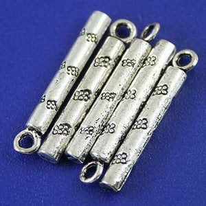 25pcs Tibetan silver stick charms h2475