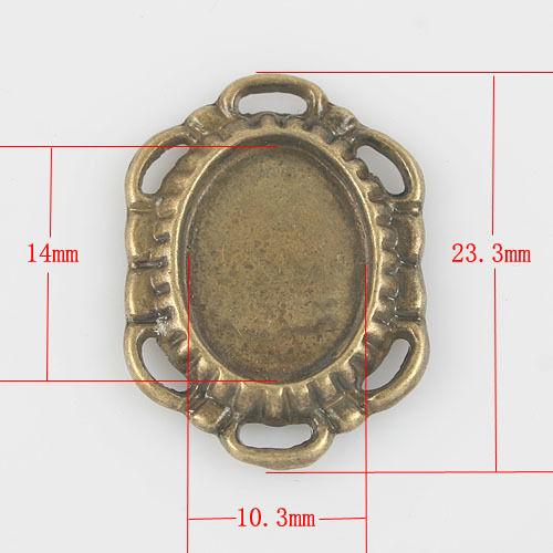 8pcs antique bronze pattern rim photo frame G805