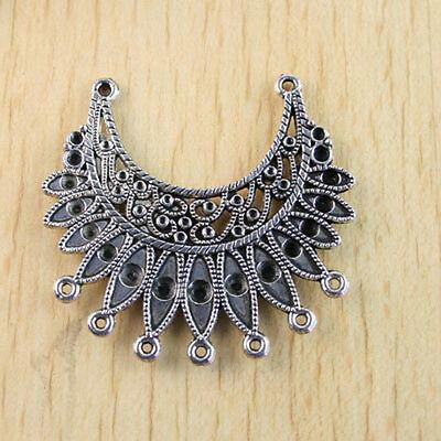 2pcs Tibetan Silver technics connector charms H1212
