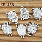 Italy Catholicism religious connector 4colors to Pick for making jewery bracelet