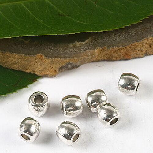 100pcs Tibetan silver round spacer beads h2630
