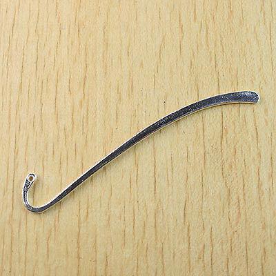 5pcs Tibetan silver  simple style Crafted Bookmark h1019