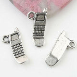 Tibetan Silver color cellphone design charms 20pcs EF0084