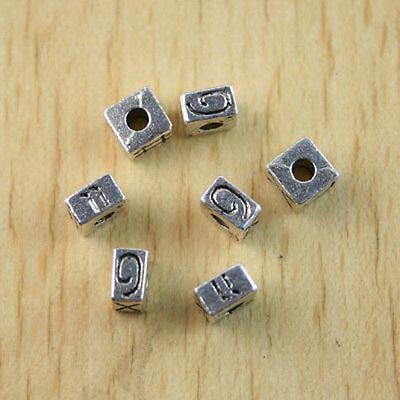 30pcs Tibetan silver crafted cube spacer beads H1165