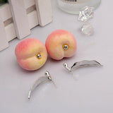 Fashion Jewelry Stud Earring Sweet peach Earring lovely Earring