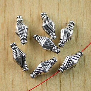 20Pcs tibetan silver crafed diamond  spacer beads H0945