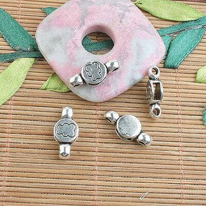 14pcs Tibetan silver color pattern connector findings h0756