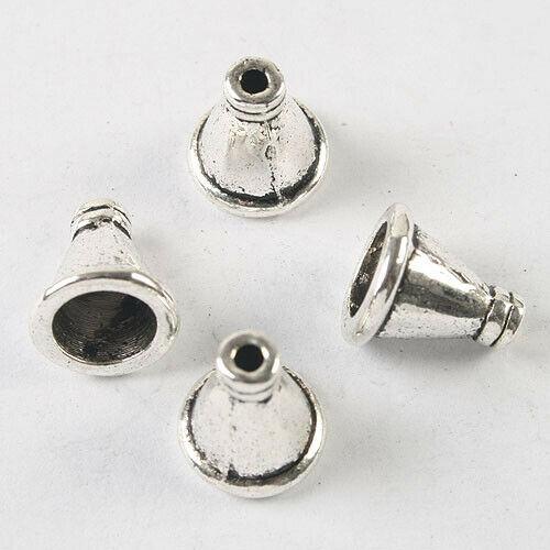 15pcs dark silver tone Cone spacer beads 11x10mm h3676