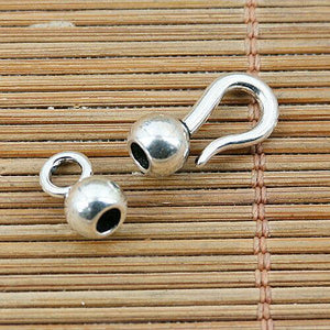 13pcs tibetan silver clasp connector for DIY bracelet making EF1481