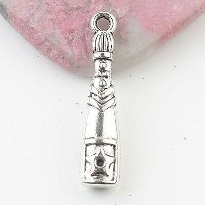 Tibetan Silver color 2sided pattern charms 10pcs EF0082