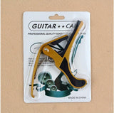 Gold Trigger Quick Change Key Clamp Capo For Acoustic/Electric/Classic Guitar