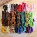 2.5mm Mixed soft Suede Lace Cord Velvet Thread Diy Bracelet Necklace Making x5M