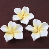 6pcs handmade fimo polymer clay flower finding sh0306