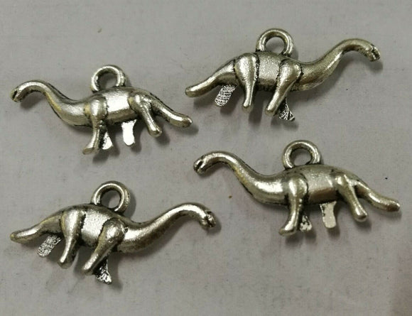 8pcs antiqued silver dinosaur design pendant G1650