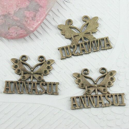 20pcs antiqued bronze color butterfly charms in 20x15.7mm EF0886