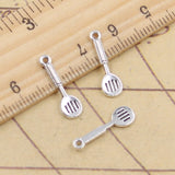 50pcs Charms Kitchen Cooking Spatula 18x5mm Tibetan Silver Color Pendants Antique Jewelry Making DIY Handmade Craft EF3757