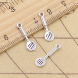 50pcs Charms Kitchen Cooking Spatula 18x5mm Tibetan Silver Color Pendants Antique Jewelry Making DIY Handmade Craft EF3757