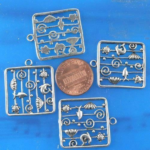 8pcs tibetan silver barbecue design pendant G1464