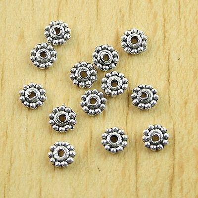 200pcs Tibetan Silver Daisy Spacer beads H0558