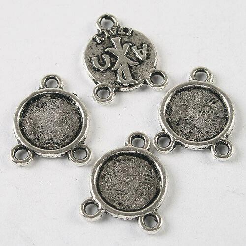 15pcs dark silver tone Picture Frame pendant  h3671