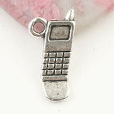 Tibetan Silver color cellphone design charms 20pcs EF0084