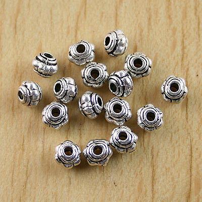70pcs Tibetan Silver Drum Spacer beads H0542
